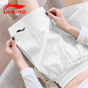 
Li Ning quick-drying shorts for women sports fitness summer thin anti-exposure casual outdoor breathable running five-point pants