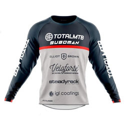 New Fasthouse Retro Long-Sleeved Off-Road Motorcycle Cycling Clothing, Breathable and Quick-Drying Clothing, Mountain Bike Downhill Clothing