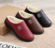 Women's waterproof cotton slippers winter household thick-soled non-slip cotton slippers men's and women's home shoes women's 2024 PU