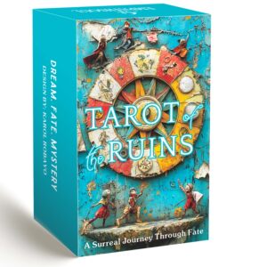 
Original beginner's Tarot of the Ruins world cover 12X7CM English card game