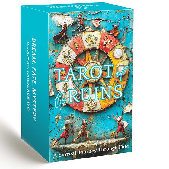
Original beginner's Tarot of the Ruins world cover 12X7CM English card game