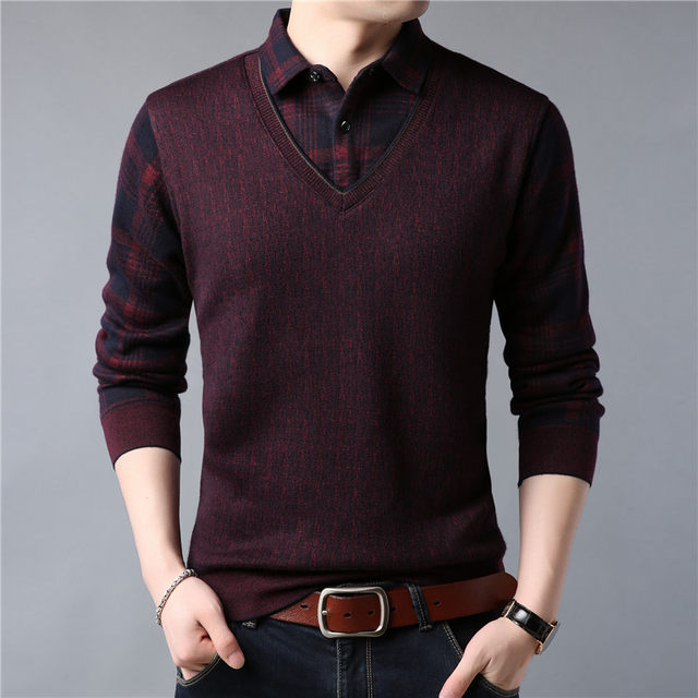 Winter thickened velvet and warm young and middle-aged men's long ...