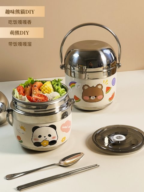 New 304 insulated lunch box for office workers to bring rice in winter ...