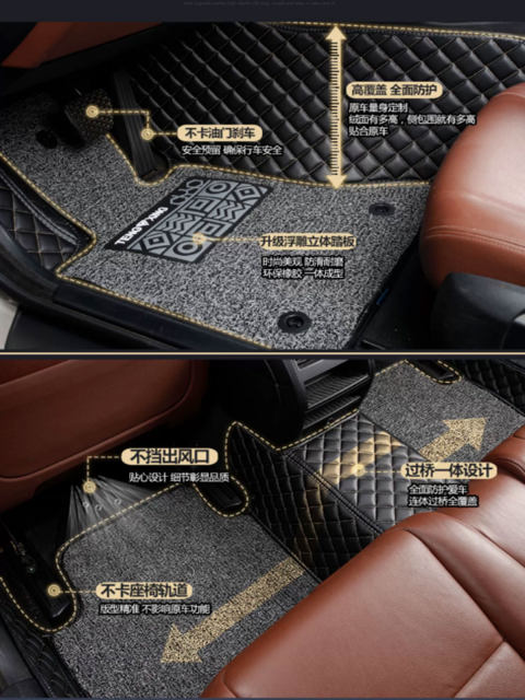 FAW Senya R7 special M80 car foot pad R9 one air S80 China special car five -seat anti -skid car cushion