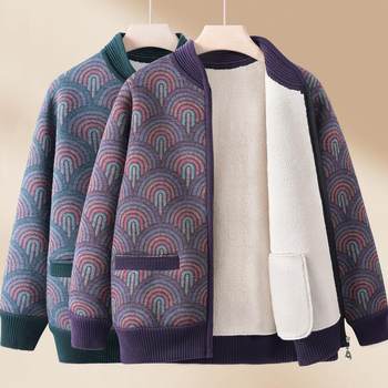 Winter new style grandmother clothes for middle-aged and elderly women