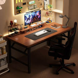 Folding Gaming Desk Desktop Computer Desk Home Desk Workbench Rectangular Can Hold Mechanical Arm for Holding the Main Unit Desk