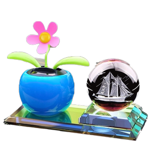 Car swing car car perfume bottle Sunflower shakes the center console decorative supplies Daquan car interior decoration