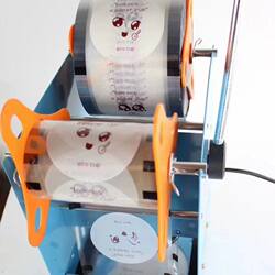 Commercial Cup Sealing Machine with Free Shipping, Sealing Film, Manual Press for Milk Tea Shop Paper Cups, Bubble Tea, Juice, Giant Wheel Sealing Machine