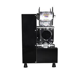 Small Milk Tea Shop Equipment, Plastic Cups for Soy Milk Drinks, Black Cup Sealing Machine, Fully Automatic Commercial Cup Sealing Machine Manufacturer