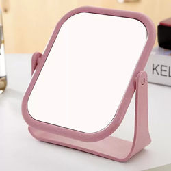 Large Double-Sided Rotating Makeup Mirror, Dormitory Desktop Makeup Mirror, Student Desktop Princess Mirror, Free Shipping