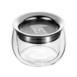 2026 Lazy Tea Brewing Gadget New Double-Layer Glass Teapot Anti-Scald Handmade Single-Use Tea Set for One Person