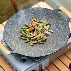 Gas Stove Multifunctional Portable Korean-Style Universal Barbecue Plate Household Marble Stone Electric Grill Camping Barbecue Pot Non-Stick