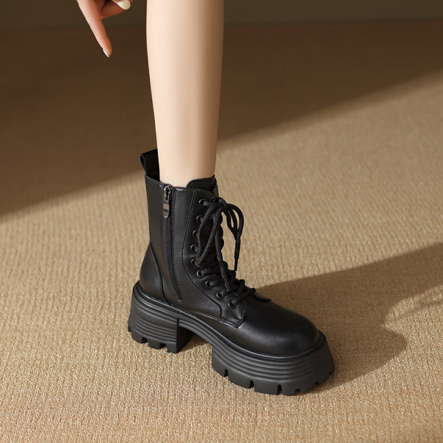 Women's Fashion Martens Boots Women's Winter Thick-Soled Women's Fashion Boots