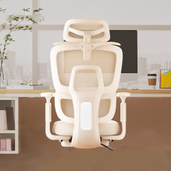 Ergonomic Chair for Girls, Waist-Protecting, Comfortable for Long Sitting, Computer Chair, Home Office Chair, Student Bedroom Pink Gaming Chair