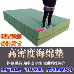 Acrobatic Sponge Mat for High Jump, Foldable and Thickened, for Sports, Gymnastics Training, Taekwondo, Rock Climbing, Martial Arts, Dance, Protective Mat
