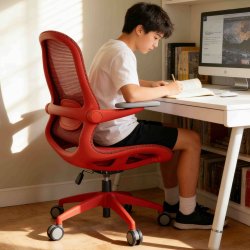 Ergonomic Study Chair for Teenagers and Students, Suitable for Middle and High School Students, Adjustable Height, Home Use, Children's Model 2026 New Model