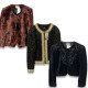 Vintage autumn Japanese retro literary British style lady temperament elegant formal velvet suit