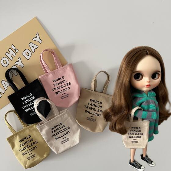 Blythe Xiaobu 6 -point baby Azone LICCA Strange Gao OB24 27 Barcarbin Bag Accessories Tot Bag
