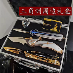 Delta Force Game Merchandise: Mercy Folding Knife Metal Model Alloy Figurine Game Toy