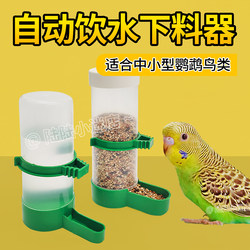Parrot Water Dispenser, Splash-Proof Bird Food Box, Parrot Automatic Feeder, Quail Drinking Bottle, Bird Food Container, Food Dispenser