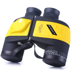 Compass Telescope 10x50 Waterproof High-power High-definition Low-light Night Vision Outdoor Binoculars With Coordinate Ranging