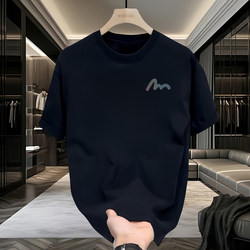 Outlet Summer Pure Cotton 100% Short-Sleeved T-Shirt Men's Loose Casual Versatile Top Couple Half-Sleeved Round Neck