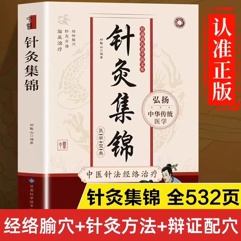 针灸集锦正版书籍中医针法经络治疗中华中医针灸大成书籍针灸治疗