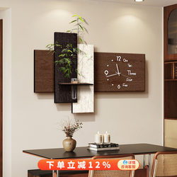 Medieval-Style Wall Clock, Living Room Clock, Creative Clock, Wall-Mounted, High-End Dining Room Decoration, Artist's Vintage Wall Clock