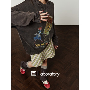 
Produced by Zhou Liwu, we recommend chocolate black sweater for women 2026 spring new round neck loose style top