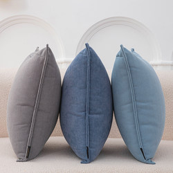 Chenille 2025 New Style Throw Pillow Cushion Sofa Living Room Light Luxury High-End Pillow Cover Rectangular Cushion Backrest