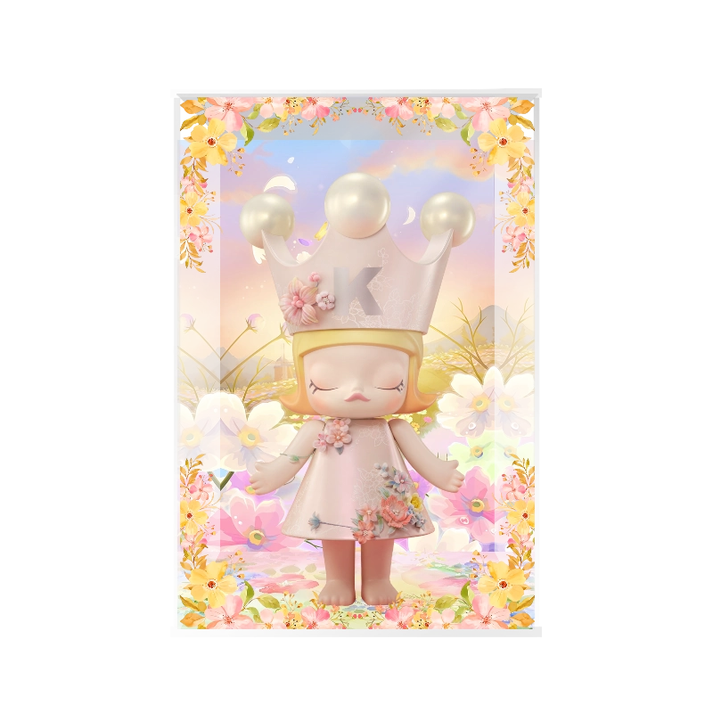 POPMART MEGA  MOLLY 400% 花落 MEGA ROYAL MOLLY 400% Huang Yuxing-Bubbles - POP MART