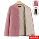 Middle-aged mothers wear velvet jacket for women's clothing, cardigan, warm and thick top for middle-aged and elderly people with small cotton jacket