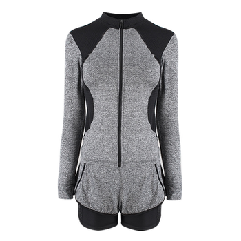 
Hot spring swimsuit cover belly long sleeves large size boxer pants