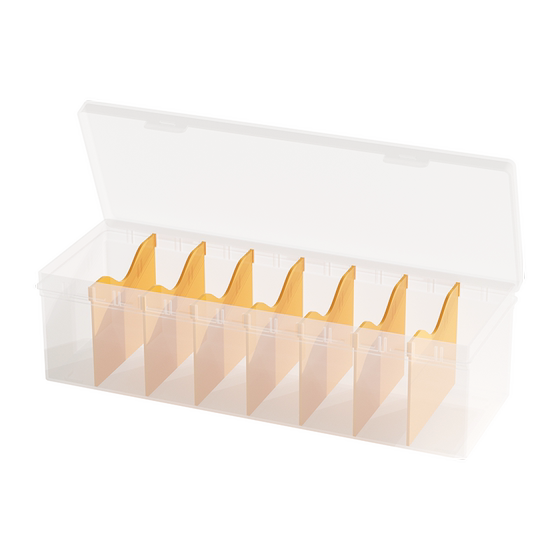 Card storage box partition accessories
