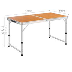Folding Table for Street Vending, Night Market, Portable Table, Outdoor Simple Dining Table, Multifunctional Portable Adjustable Aluminum Alloy Small Table