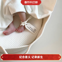 Baby Birth Announcement, Newborn Birthday Bracelet, Birth Information Name Tag, Newborn Birth Photo Props