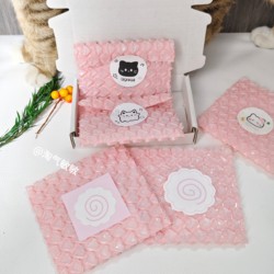 Girls' Packaging Small Pink Heart-Shaped Bubble Bags, Cute Gift Shockproof and Waterproof Guka Heart-Shaped Bubble Film Envelopes