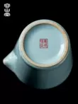 Rongshan Hall Lou Genwang Master Tianqing Ru Kiln Ru Sứ Hội Chợ Cốc Trà Biển Đơn Nhà Phân Phối Trà Kung Fu Bộ Trà Phụ Kiện chén tống trà 