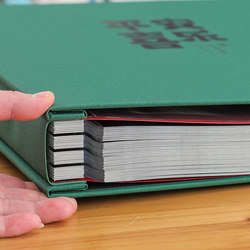 Large-Capacity Self-Adhesive DIY Laminated Photo Album Family Version Photo Album Baby and Kids Growth Record Commemorative Album