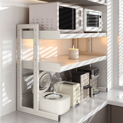 Kitchen Storage Rack Countertop Multi-Layer Multifunctional Microwave Oven Rice Cooker Integrated Stand Household Appliances Oven Storage