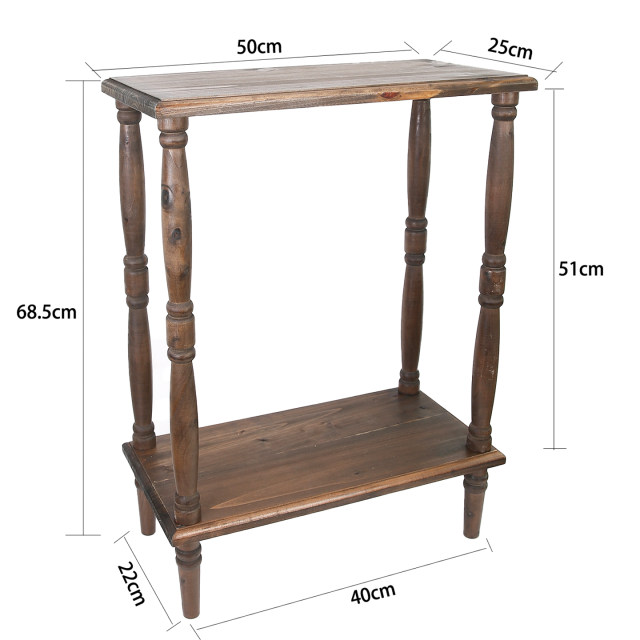 
Fall in love with garden gardening groceries garden terrace home shelf flower rack solid wood aged multi-layer storage rack