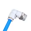 Đầu nối khuỷu tay góc phải hình chữ L cắm nhanh Airtac màu trắng PL4/6/8/10/12 -M5/01/2/3/4S đầu nối ống hơi khí nén đầu nối nhanh khí nén Đầu nối khí nén