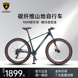 Lamborghini Official Carbon Fiber Mountain Bike Adult Men's Bicycle Youth Student Cycling Bicycle