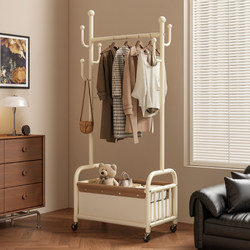 Clothes Rack Floor-Standing Bedroom Clothes Rack Home Indoor Creative Light Luxury Clothes Drying Rack Multi-Functional Storage Rack Coat Rack
