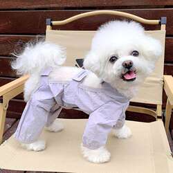 Pet Clothes, Dog Clothes, Spring and Summer Outdoor Dust-Proof Pants for Dogs, Pet Clothes, Bichon Teddy Anti-Dirt Foot Covers, Thin Style