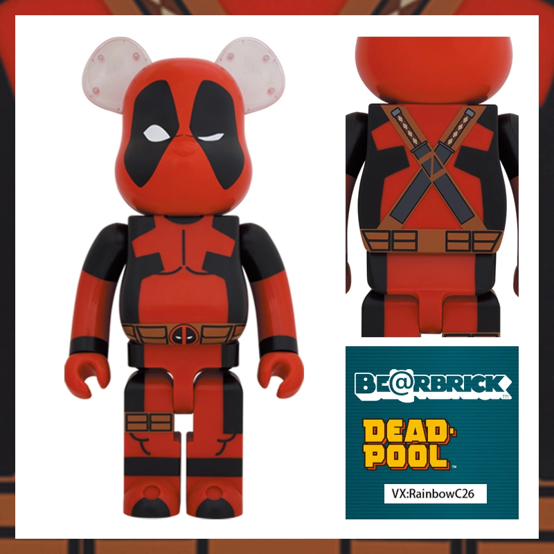 熊屋】Bearbrick 1000% DEADPOOL 死侍漫威動漫新變種人-Taobao