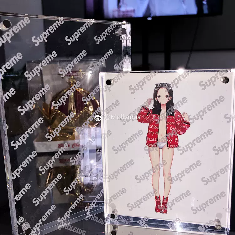 現貨 Supreme 19SS Acrylic Photo Frame (Set of 2) 壓克力相框-Taobao