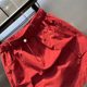 Anti-exposure A-line workwear red skirt for women summer design niche high waist slim embroidered hip short skirt