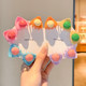 Children's cute candy color small grab clip pearl cat ear hair clip girl princess head broken hair clip headdress clip