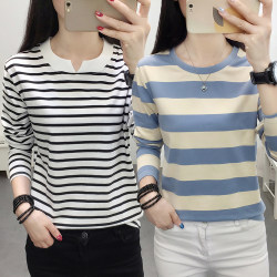 Autumn Clothing 2025 New Long-Sleeved T-Shirt for Women, Loose Large Size Pure Cotton Autumn Shirt, Mother's Base Shirt, Outerwear Top